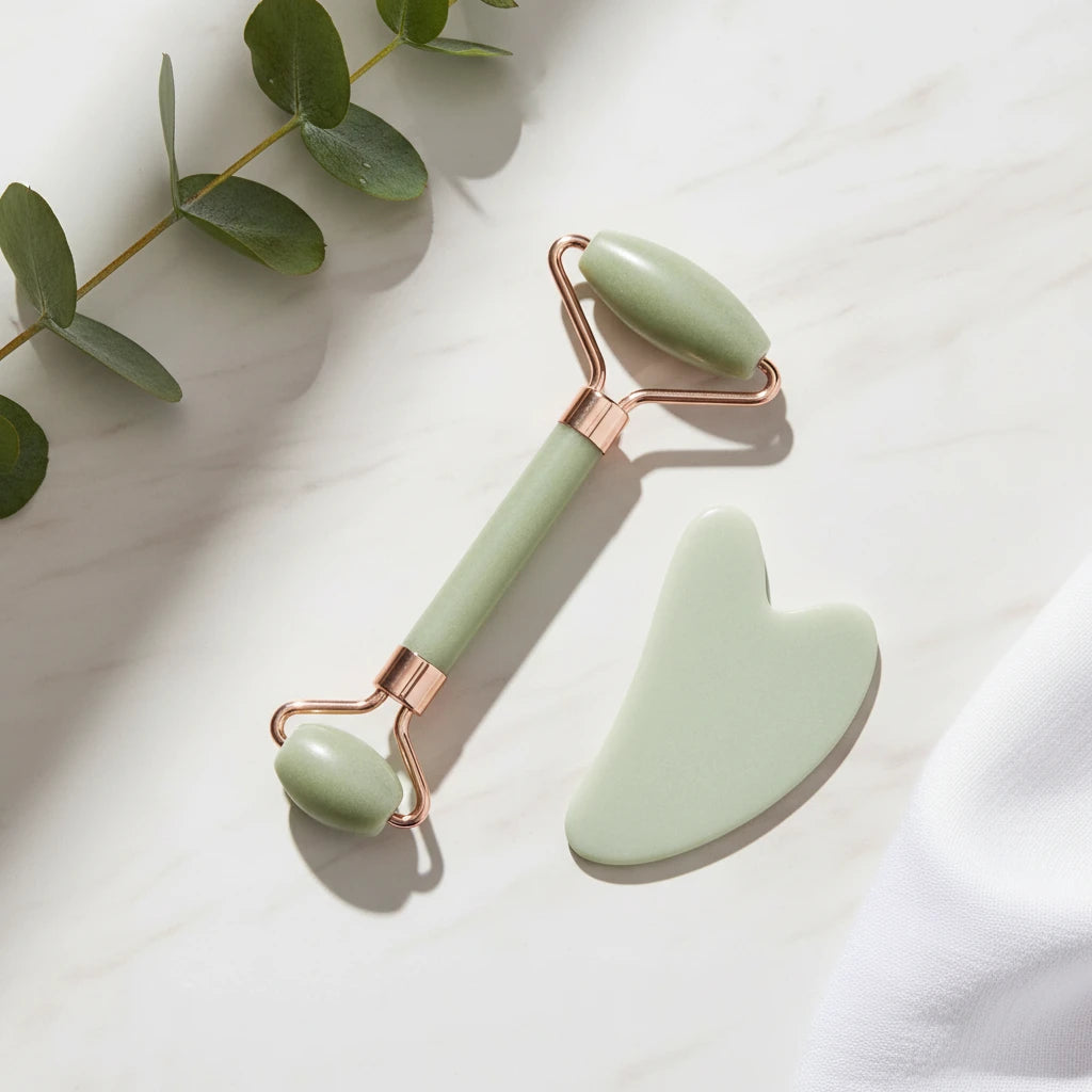 Apothèque Gua Sha & Facial Roller Set