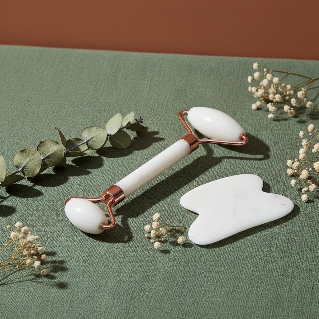Apothèque Gua Sha & Facial Roller Set