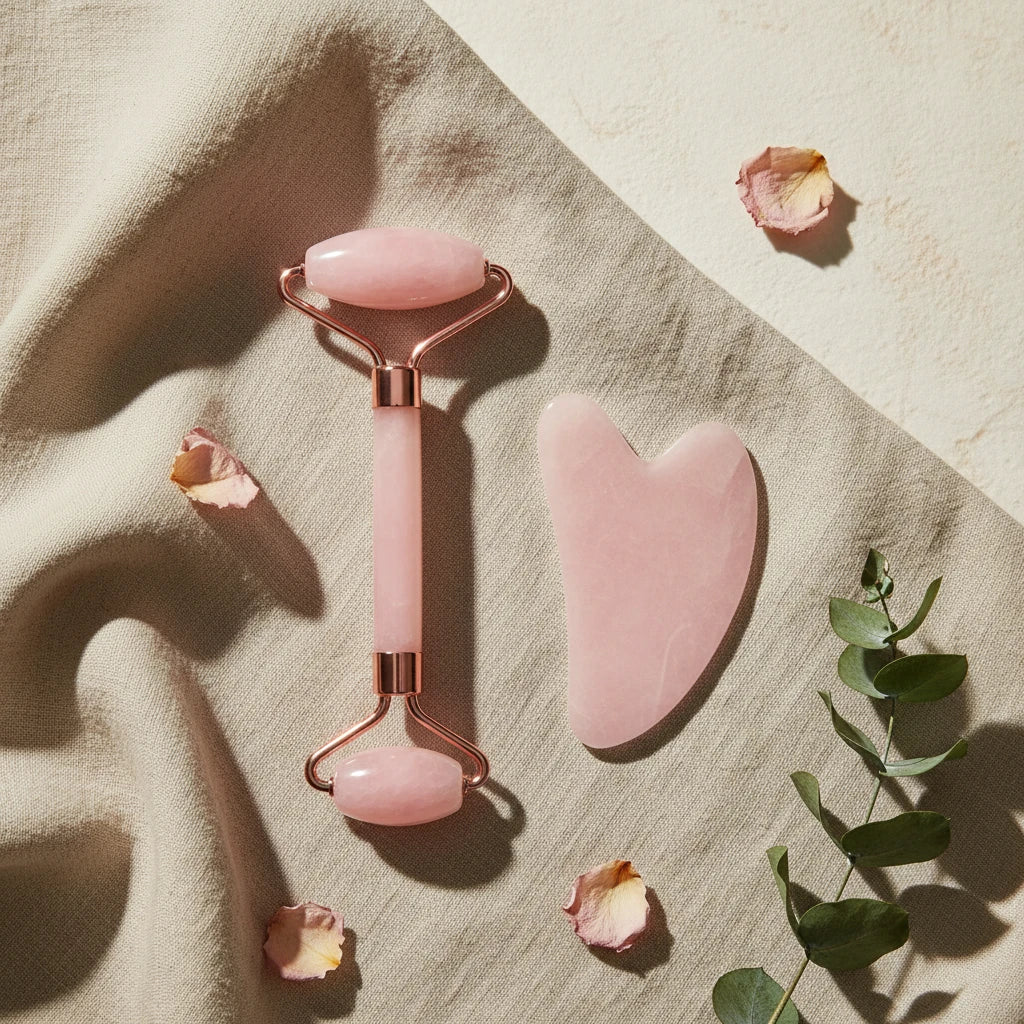 Apothèque Gua Sha & Facial Roller Set